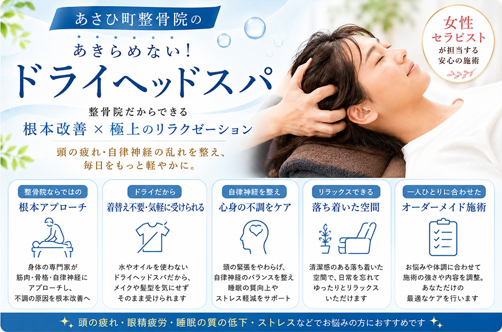 ドライヘッドスパ